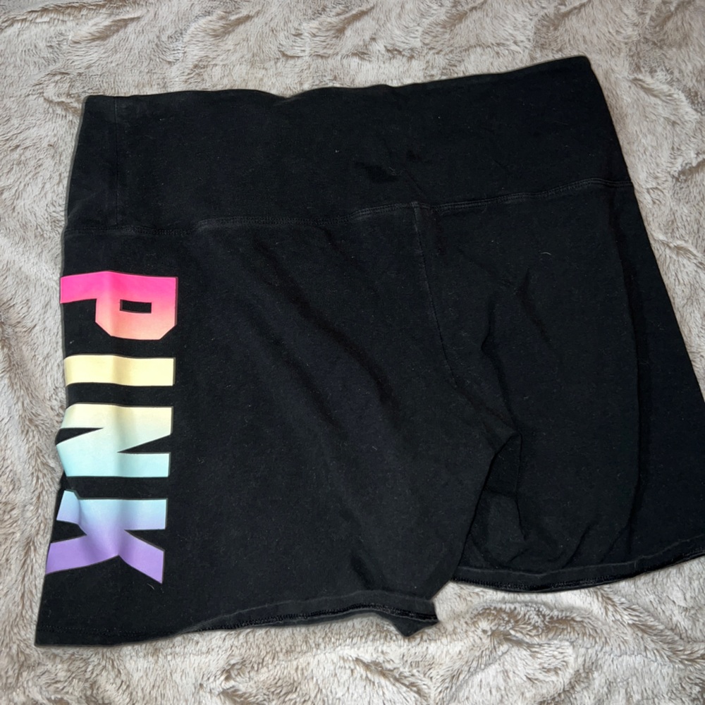 PINK biker shorts